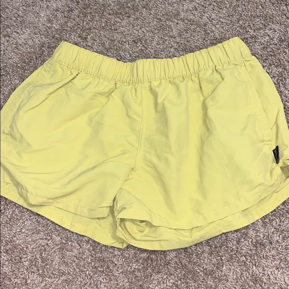 Yellow shorts